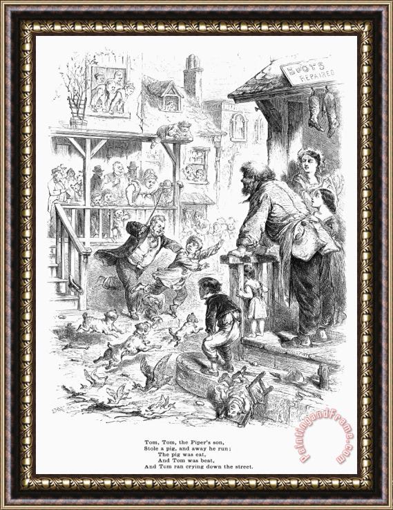 Others Tom, Tom, The Pipers Son Framed Print