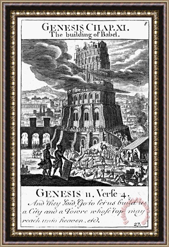 Others Tower Of Babel Framed Print