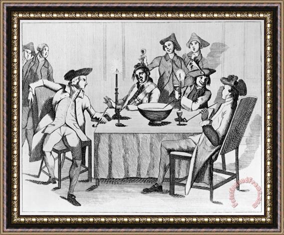 Others Treaty Of Paris, 1763 Framed Painting