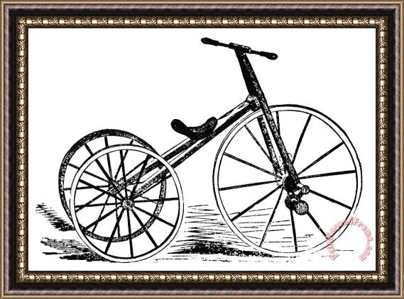 Others TRICYCLE, 19th CENTURY Framed Print