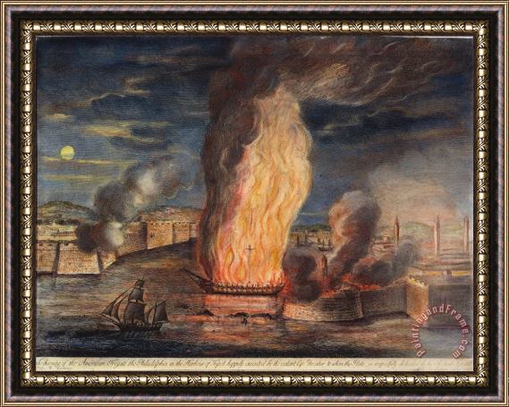 Others Tripolitan War, 1804 Framed Painting