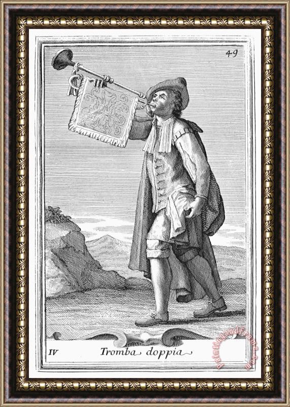 Others Trumpet, 1723 Framed Painting