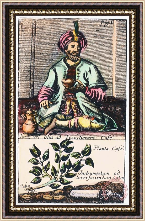 Others Turkey: Coffee, 1688 Framed Painting