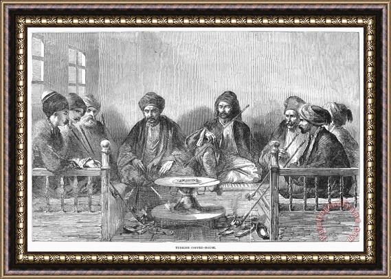 Others Turkish Coffeehouse Framed Print