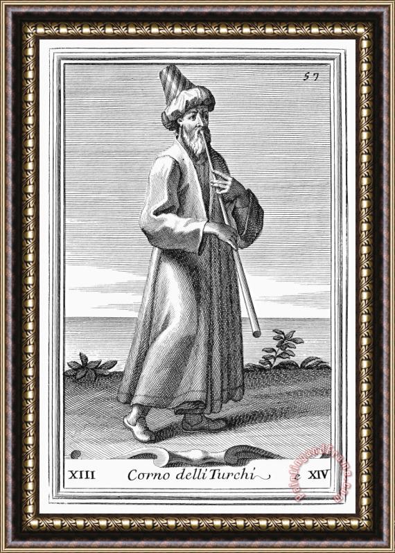 Others Turkish Trumpet, 1723 Framed Painting