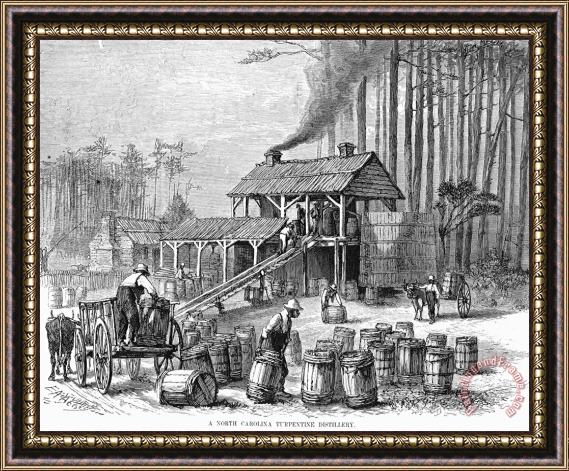 Others Turpentine Distillery Framed Print