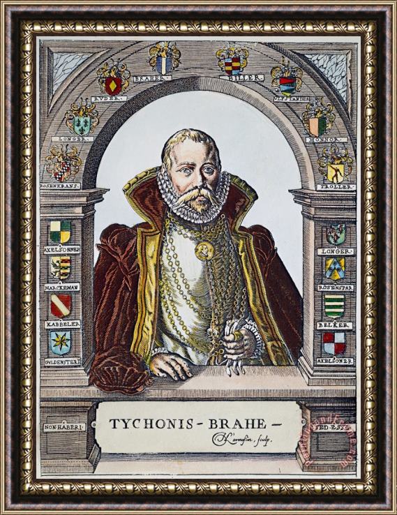 Others Tycho Brahe (1546-1601) Framed Painting