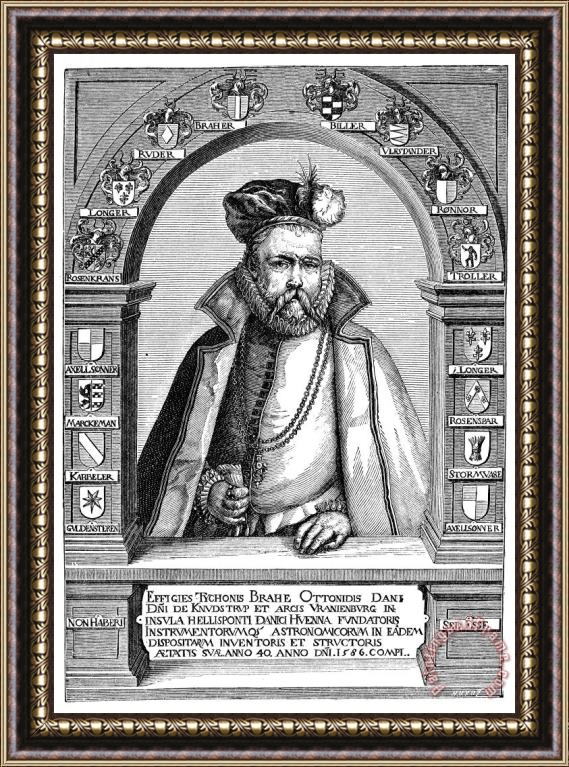 Others Tycho Brahe (1546-1601) Framed Print
