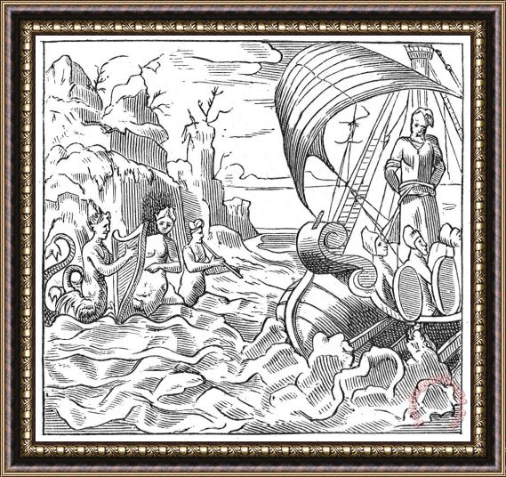 Others Ulysses And The Sirens Framed Painting