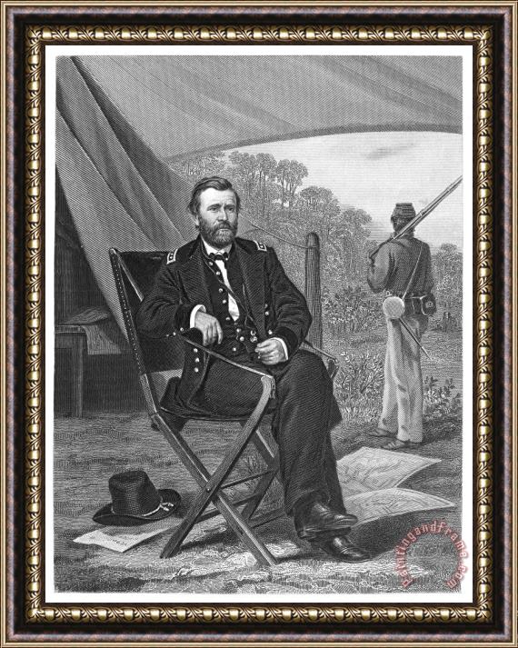 Others Ulysses S. Grant Framed Painting