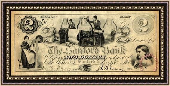 Others Union Banknote, 1861 Framed Print