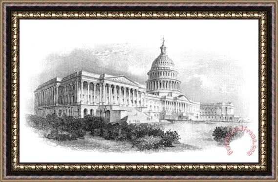 Others U.s. Capitol Framed Painting