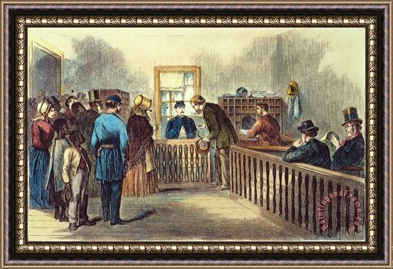 Others Va: Freedmens Bureau 1866 Framed Painting