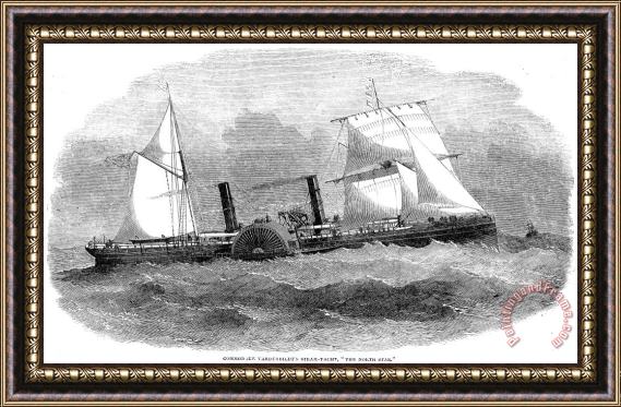 Others Vanderbilt: Steam Yacht Framed Print