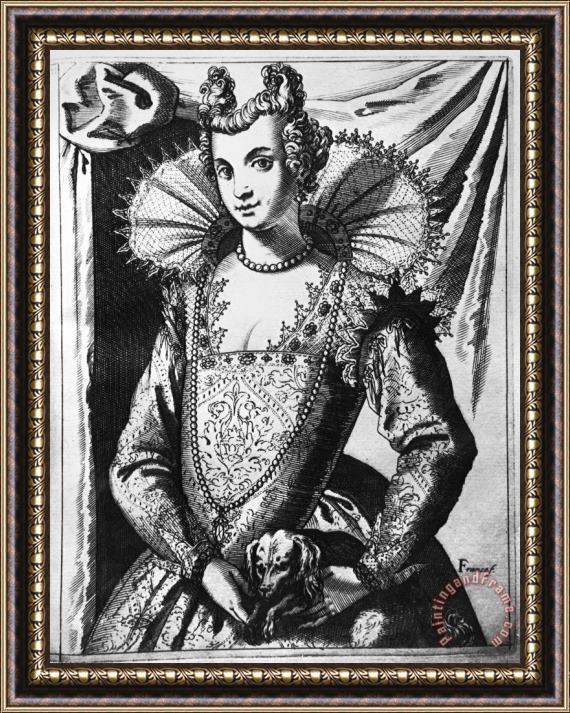 Others VENETIAN WOMAN, c1600 Framed Print