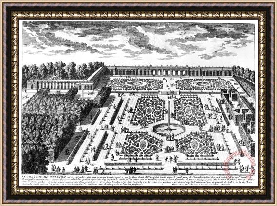 Others Versailles: Garden, 1685 Framed Painting