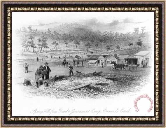 Others Victoria, Australia, 1856 Framed Painting