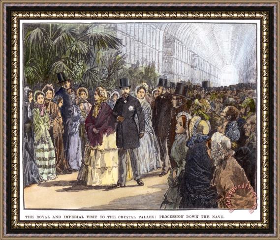 Others Victoria & Napoleon IIi Framed Print