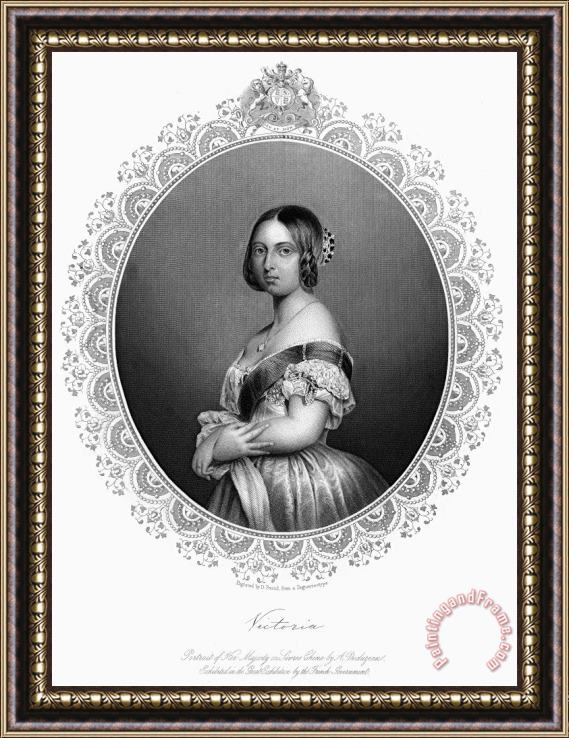 Others Victoria Of England Framed Print