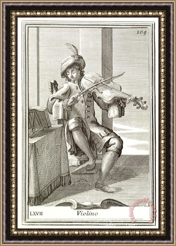 Others Violin, 1723 Framed Painting
