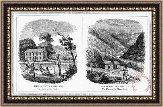 Others Virginia, East And West Framed Print