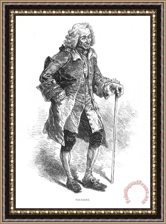Others Voltaire (1694-1778) Framed Painting