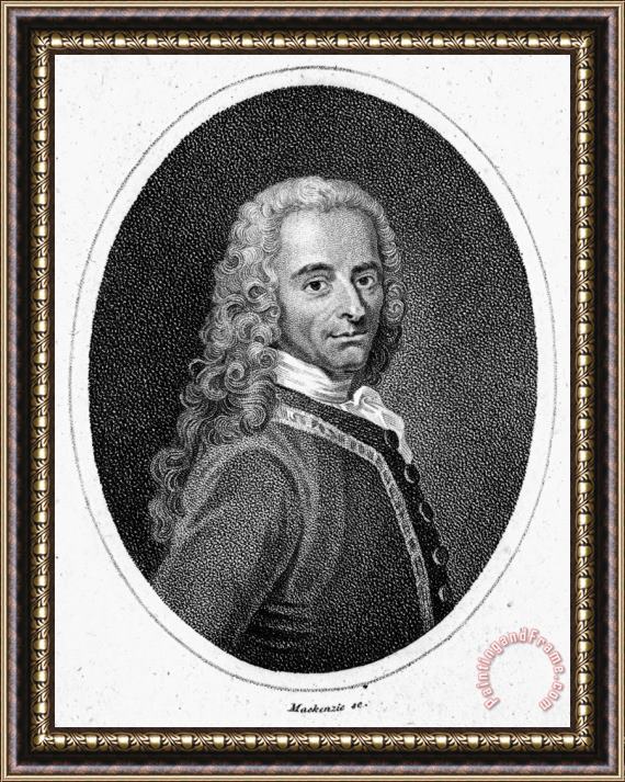 Others Voltaire (1694-1778) Framed Painting