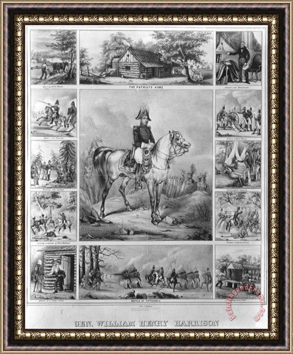 Others W. H. Harrison (1773-1841) Framed Painting