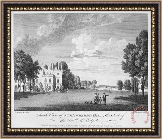 Others Walpole Home, 1775 Framed Print