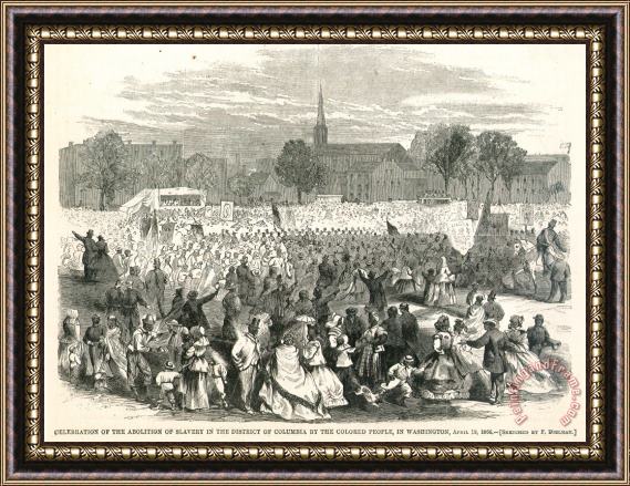 Others Washington: Abolition, 1866 Framed Print