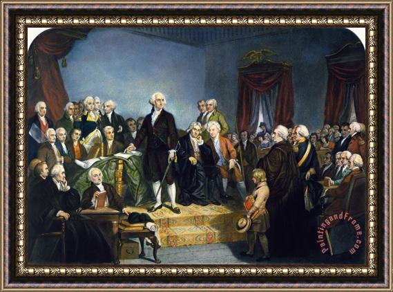 Others Washington: Inauguration Framed Painting
