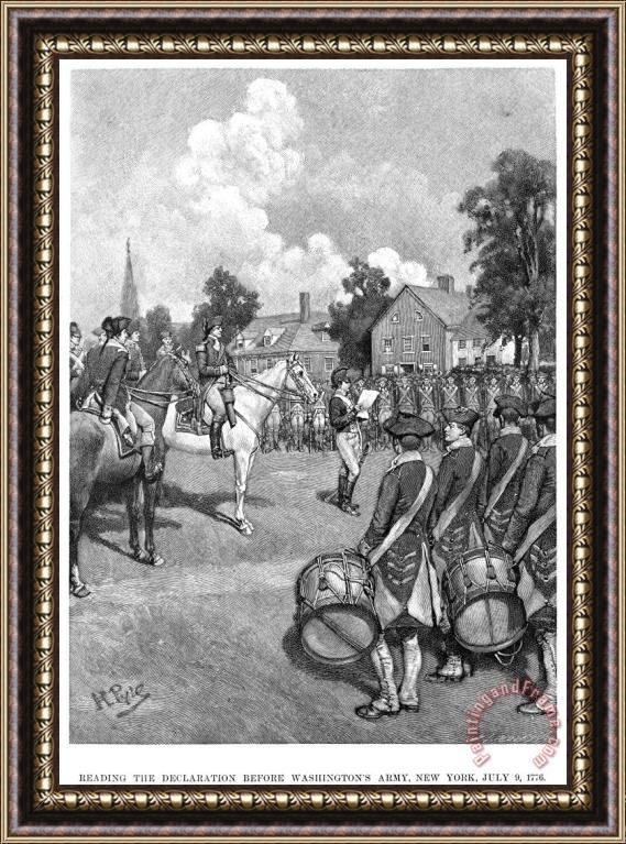 Others Washingtons Army, 1776 Framed Painting