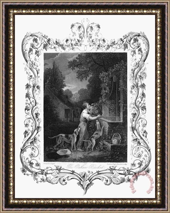Others WELL, c1840 Framed Print