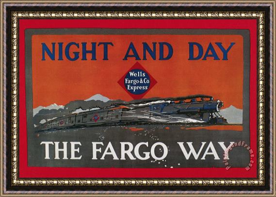 Others Wells Fargo Express, 1915 Framed Painting