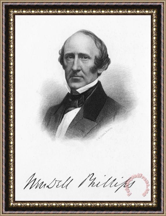 Others Wendell Phillips (1811-1884) Framed Painting