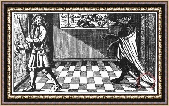 Others Werewolf, 1685 Framed Painting