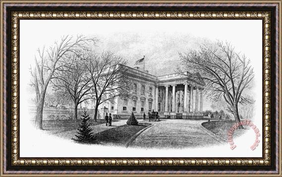 Others White House Framed Painting