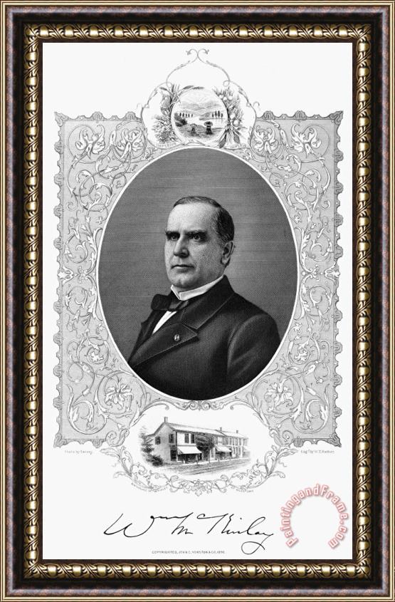 Others WILLIAM McKINLEY Framed Painting