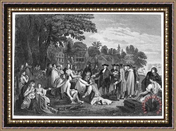 Others William Penn (1644-1718) Framed Painting