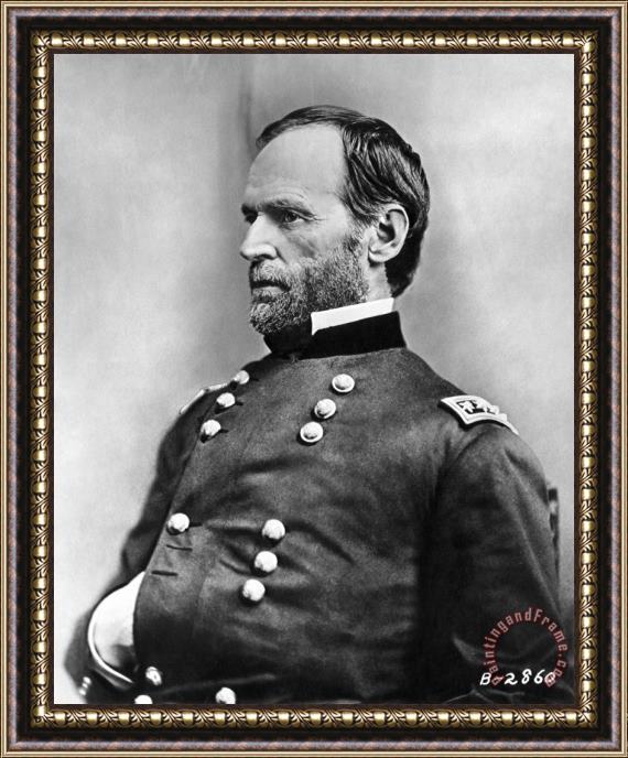 Others William Tecumseh Sherman Framed Painting