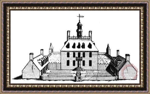 Others Williamsburg: Palace, 1740 Framed Print