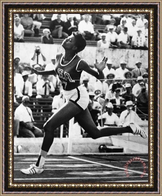 Others Wilma Rudolph (1940-1994) Framed Painting
