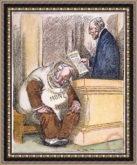 Others Wilson Cartoon, 1913 Framed Painting