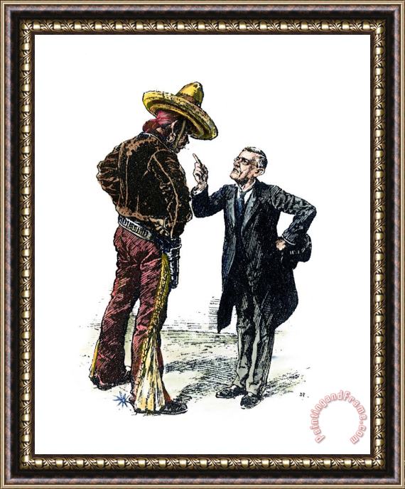 Others Wilson & Mexico, 1913 Framed Print