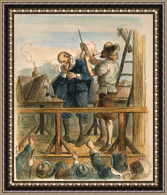 Others Witch Trial: Execution, 1692 Framed Painting