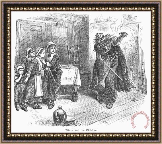 Others Witch Trial: Tituba, 1692 Framed Painting