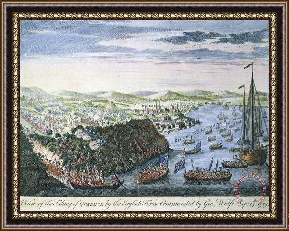 Others Wolfe At Quebec, 1759 Framed Painting