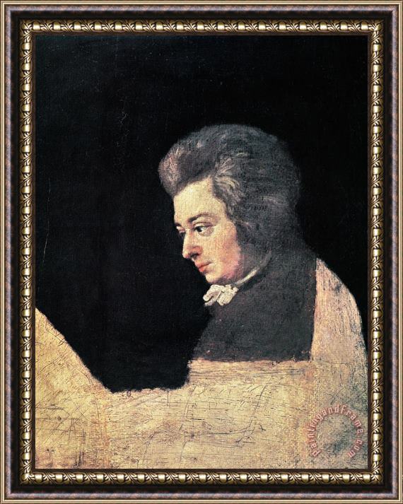 Others Wolfgang Amadeus Mozart Framed Print