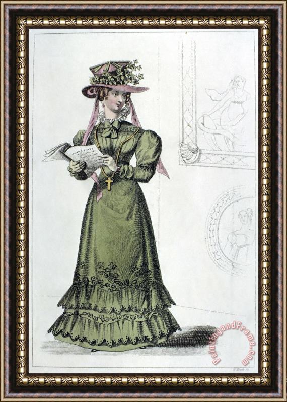 Others Womens Fashion, 1826 Framed Print