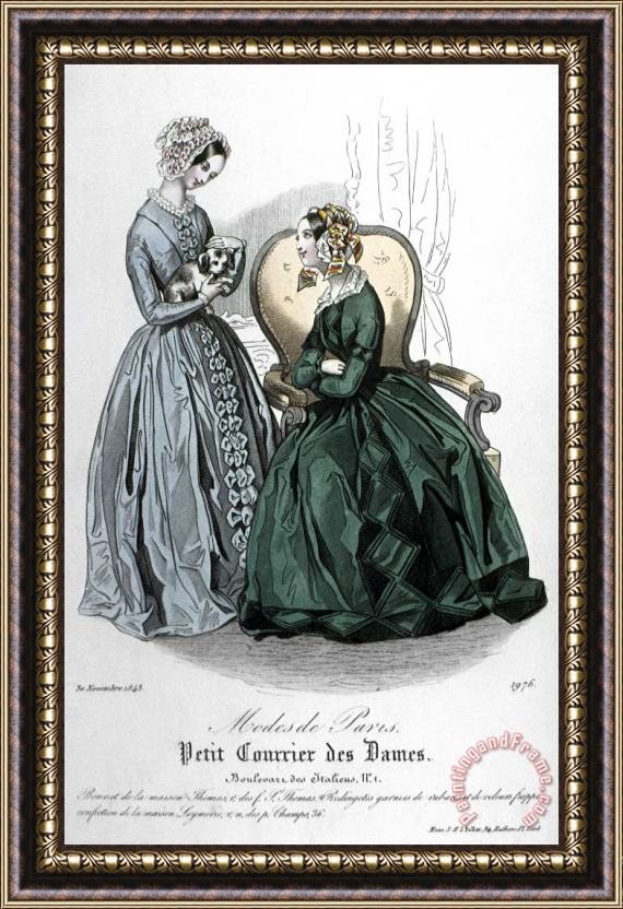 Others Womens Fashion, 1843 Framed Print